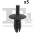 Кліпса кріплення підкрильника (к-кт 5шт) Audi/MB/Seat/Skoda/VW Fischer Automotive One (FA1) 11-20014.5 (фото 1)