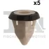 Кліпса кріплення (затискач) Fischer Automotive One (FA1) 11-60007.5 (фото 1)