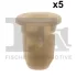 Кліпса кріплення (затискач) Fischer Automotive One (FA1) 11-60036.5 (фото 1)