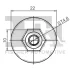 Гайка (затискач) Fischer Automotive One (FA1) 11-70009.10 (фото 2)