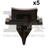 Кліпса кріплення (затискач) Fischer Automotive One (FA1) 13-40018.5 (фото 1)