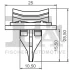 Кліпса кріплення (затискач) Fischer Automotive One (FA1) 13-40018.5 (фото 2)