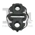 Гумка глушника Citroen Berlingo/Peugeot Partner 1.6 HDi 08- Fischer Automotive One (FA1) 213-727 (фото 1)