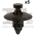 Кліпса кріплення (затискач) Fischer Automotive One (FA1) 55-30001.5 (фото 1)