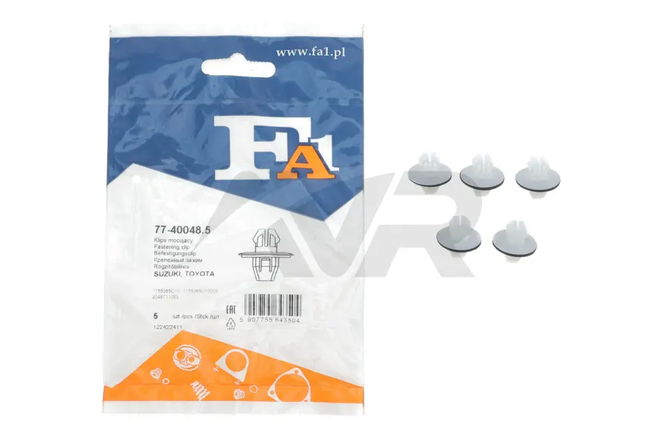 Кліпса кріплення (затискач) Fischer Automotive One (FA1) 77-40048.5 (фото 1)