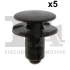 Кліпса кріплення накладки порога (к-кт 5шт) Hyundai Santa Fe III 12- Fischer Automotive One (FA1) 89-30007.5 (фото 1)