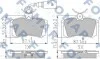 Колодки тормозные дисковые FOMAR FO 904581 (фото 1)