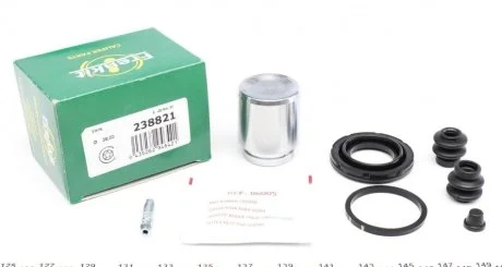 Ремкомплект суппорта заднего (с поршнем) Nissan Leaf (10-), Leaf (17-) (d=38mm)(Akebono) Frenkit FRENKIT 238821