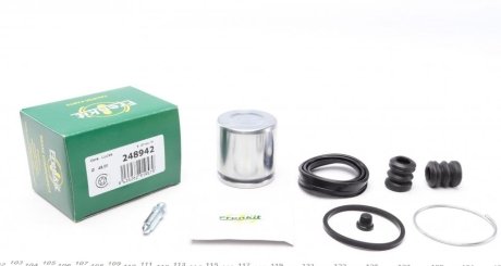 Фото 1 - ремкомплект суппорта 2108/1118 перед (поршень48мм+3 пыльника+1сальн+штуцер) FRENKIT 248942 Ремкомплект суппорта 2108/1118 перед (поршень48мм+3 пыльника+1сальн+штуцер) FRENKIT 248942 (фото 1)