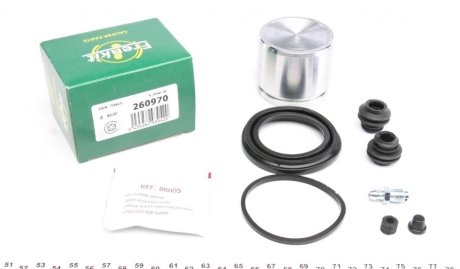 Фото 1 - ремкомплект суппорта переднего Hyundai Sonata (YF/LF/DN8)/Kia Sportage (JE/SL/QL) (d=60mm)(Kasko/Mobis)(+поршень) FRENKIT 260970 Ремкомплект суппорта переднего Hyundai Sonata (YF/LF/DN8)/Kia Sportage (JE/SL/QL) (d=60mm)(Kasko/Mobis)(+поршень) FRENKIT 260970 (фото 1)