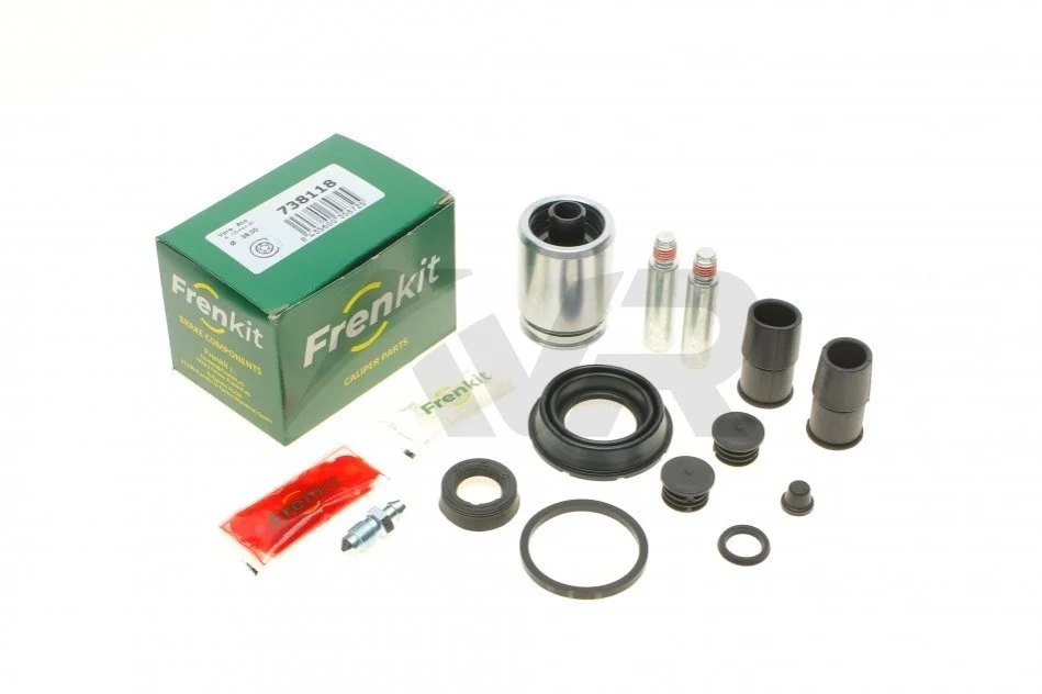 Ремкомплект гальмівного супорту SuperKit FORD/PSA/Mazda Focus,Kuga,Laguna,3 "1,2-2,7 "01>> FRENKIT 738118 (фото 1)