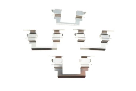 Монтажний к-кт гальмівних колодок пер. C4/Lancer/Outlander 03-(Akebono) FRENKIT 901236