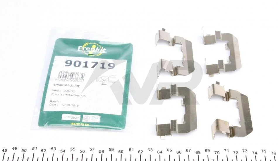 Планка супорта (переднього) прижимна (к-кт) Kia Sorento II/Hyundai Santa FE II 2.0-2.7 03- FRENKIT 901719 (фото 1)