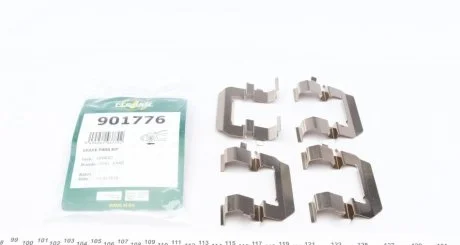Монтажний к-кт гальмівних колодок пер. Astra J/Insignia A /Zafira 09- R16/R17(Mando) FRENKIT 901776