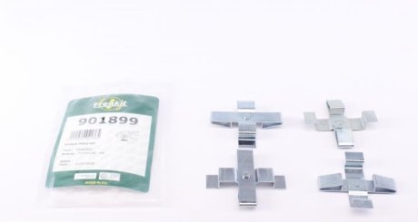 Монтажний к-кт гальмівних колодок пер. Cayenne/Touareg 10-(Brembo) FRENKIT 901899