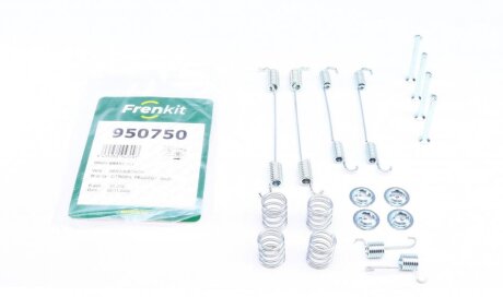 Комплект пружинок колодок ручника Renault Kangoo 1.5dCi/1.6 97- (Bosch) FRENKIT 950750