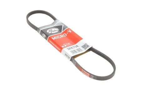 Ремень генератора клиновый GATES Gates 3PK738