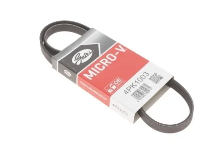 Ремінь генератора клиновий GATES Gates 4PK1003