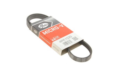 Ремень генератора клиновый Gates 4PK1020