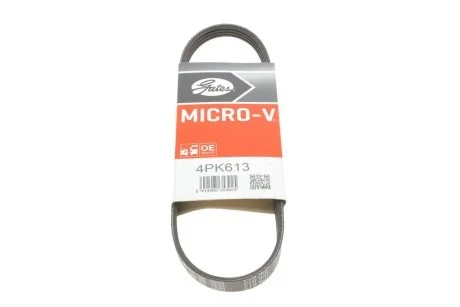Ремень генератора клиновый GATES Gates 4PK613