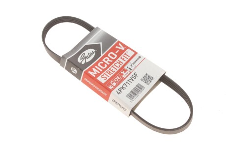 Ремень поликлиновый(приводной) Gates 4PK711VSF