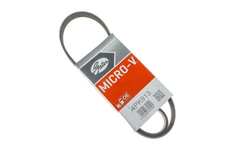 Ремень генератора клиновый Gates 4PK913