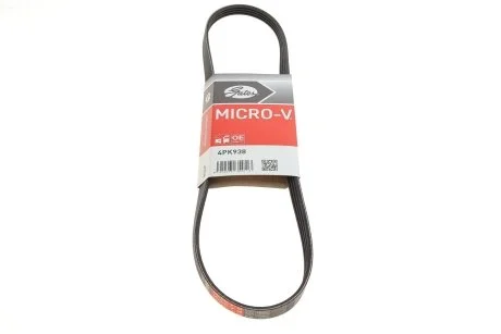 Ремінь генератора клиновий GATES Gates 4PK938