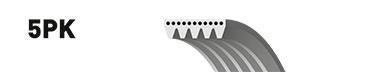 Ремень поликлиновый(приводной) Gates 5PK1290