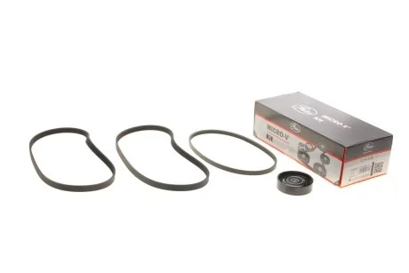 Комплект ремня генератора GATES Gates K074PK878