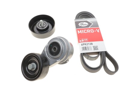 Роликовий модуль натягувача ременя (ролик, ремінь) Gates K096PK2138