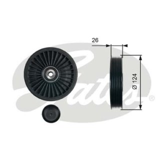 Ролик ременя генератора Gates T36474