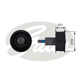Фото 1 - ролик модуля натяжителя ремня Gates T42048 Ролик модуля натяжителя ремня Gates T42048 (фото 1)