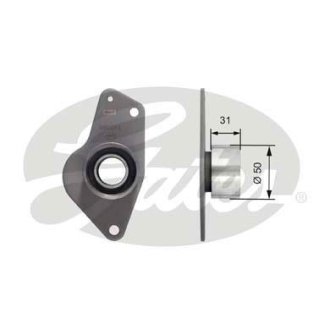 Фото 1 - шкив(ролик) натяжной Gates T42089 Шкив(ролик) натяжной Gates T42089 (фото 1)