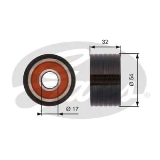 Ролик ременя генератора Gates T42166