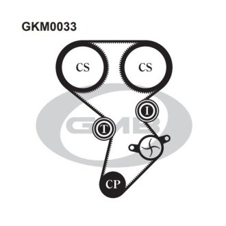 Комплект ГРМ GMB GKM0033