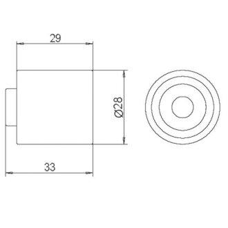 Направляючий ролик газорозподільного механізму GMB GT50630