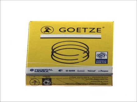 Комплект поршневых колец из 3 шт.. GOETZE 08-307200-00