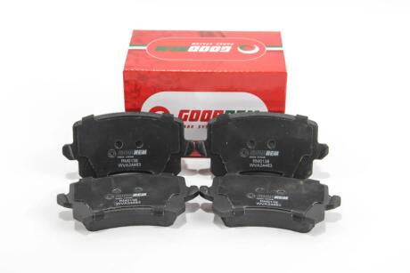 Тормозные колодки зад. Passat 05-/Sharan 10-/Tiguan 07- GOODREM RM0138