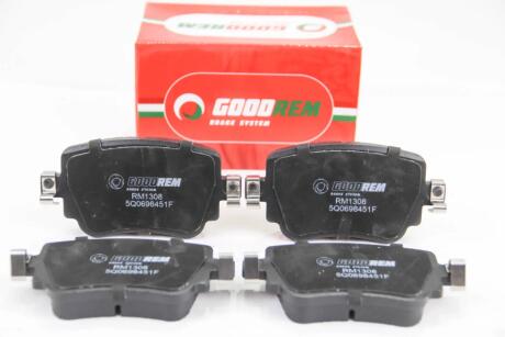 Тормозные колодки зад. Octavia III/Sharan/Audi Q3 12- (TRW) GOODREM RM1308