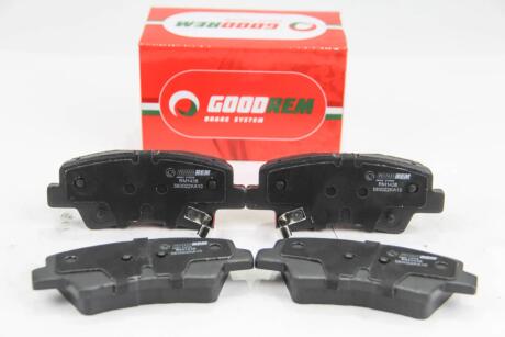 Тормозные колодки зад. Sonata V/i 40/Optima/Soul 05- GOODREM RM1438