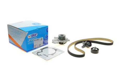 Комплект ГРМ с насосом воды GRAF KP1068-1