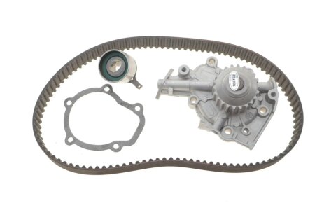 Комплект ГРМ + помпа Daewoo Matiz 0.8/Chevrolet Aveo 1.2 00-06 (25x107z) (PA738) GRAF KP738-1