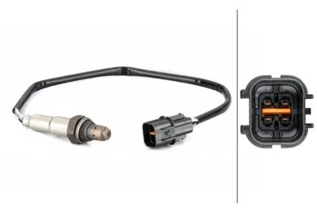Лямбда-зонд (кількість дротів 4, 410мм) VOLVO V40 MITSUBISHI COLT V, DELICA / SPACE GEAR, GALANT VIII, L200, L400, LANCER CARGO/KOMBI, LANCER VI, LANCER VII, OUTLANDER I 1.3-3.0 12.90-12.22 HELLA 6PA358103171