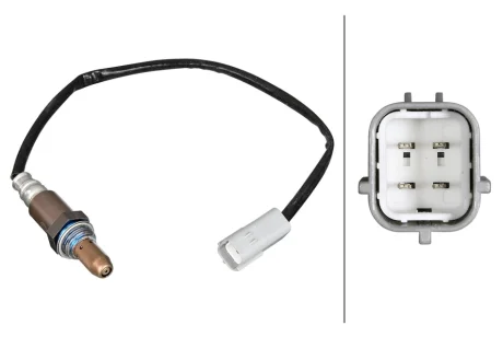 Лямбда-зонд (кількість дротів 4, 330мм) INFINITI QX56 NISSAN X-TRAIL II RENAULT KOLEOS I 2.5/5.6 09.03- HELLA 6PA358221371