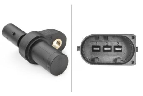 Фото 1 - датчик коленвала 1 (E81) HELLA 6PU009163331 Датчик коленвала 1 (E81) HELLA 6PU009163331 (фото 1)