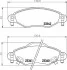Тормозные колодки пер. Yaris 1.0-1.5 99-05 HELLA 8DB355010-791 (фото 1)