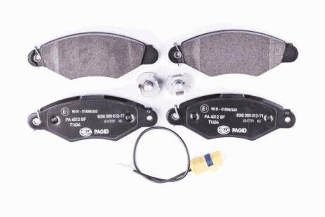 Тормозные колодки пер. Kangoo 97-08 (Bosch) HELLA 8DB355012-711