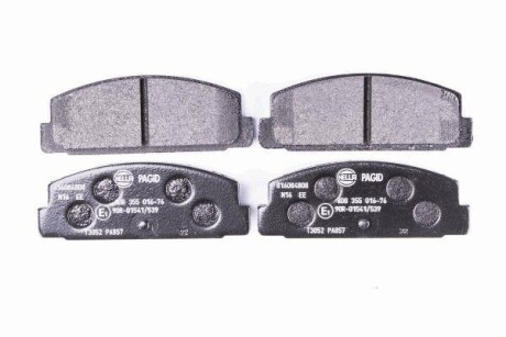 Колодки гальмівні дискові комплект; задн. HELLA 8DB355016761