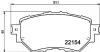 Колодки тормозные, дисковый тормоз HELLA 8DB355032091 (фото 1)