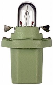Лампа накаливания, 12V 2W BX8,5d светло-зеленый HELLA 8GA007997221